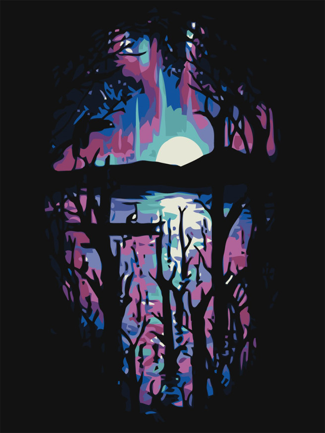 Raqamlar bo&amp;#039;yicha rasm &amp;quot;Chiroyli quyosh botishi&amp;quot;