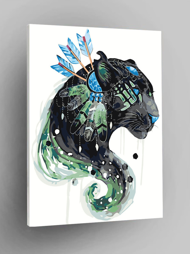 Картина по номерам &amp;quot;Пантера&amp;quot;