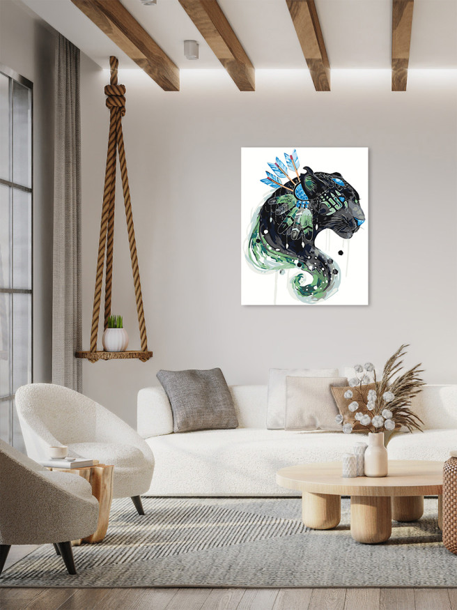 Картина по номерам &amp;quot;Пантера&amp;quot;