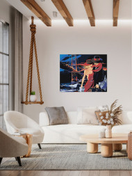 Картина по номерам &amp;quot;Пара у моста&amp;quot;