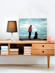 Raqamlar bo&#039;yicha rasm &quot;It bilan odam&quot;