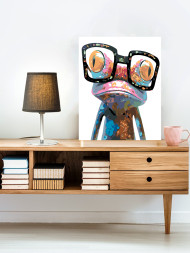 Raqalar bo&#039;yicha rasm &quot;Ko&#039;zoynakdagi qurbaqa&quot;