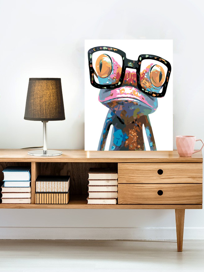 Raqalar bo&amp;#039;yicha rasm &amp;quot;Ko&amp;#039;zoynakdagi qurbaqa&amp;quot;