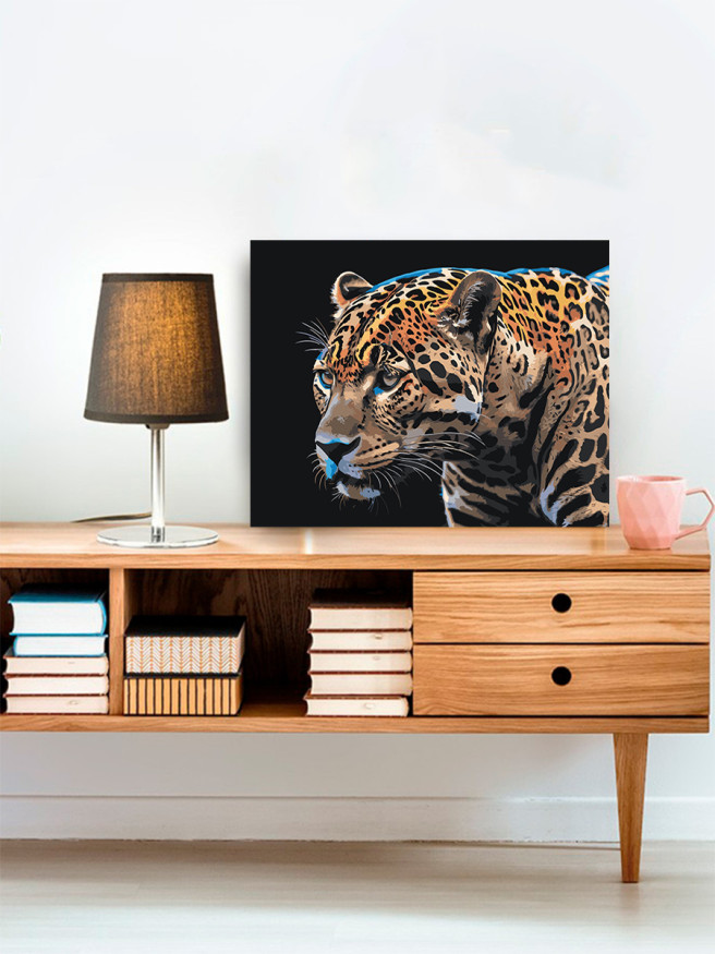 Raqamlar bo&amp;#039;yicha rasm &amp;quot;Yovvoyi leopard&amp;quot;