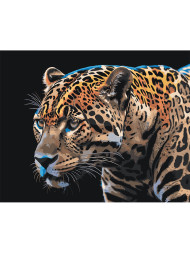 Raqamlar bo'yicha rasm "Yovvoyi leopard"