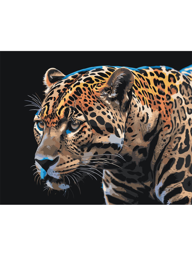 Raqamlar bo&amp;#039;yicha rasm &amp;quot;Yovvoyi leopard&amp;quot;