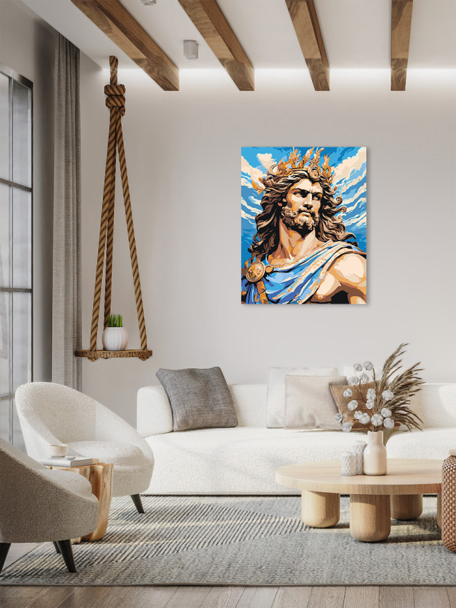 Картина по номерам &amp;quot;Мужчина из древней Греции&amp;quot;