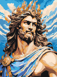 Картина по номерам "Мужчина из древней Греции"