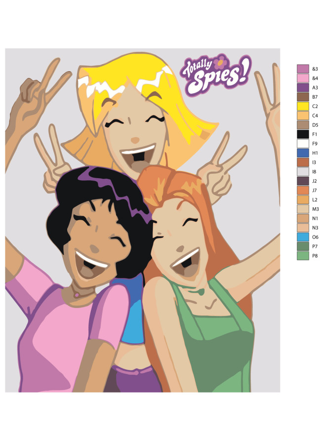 Raqamlar bo‘yicha rasm &amp;quot;Maxfiy josuslar&amp;quot;