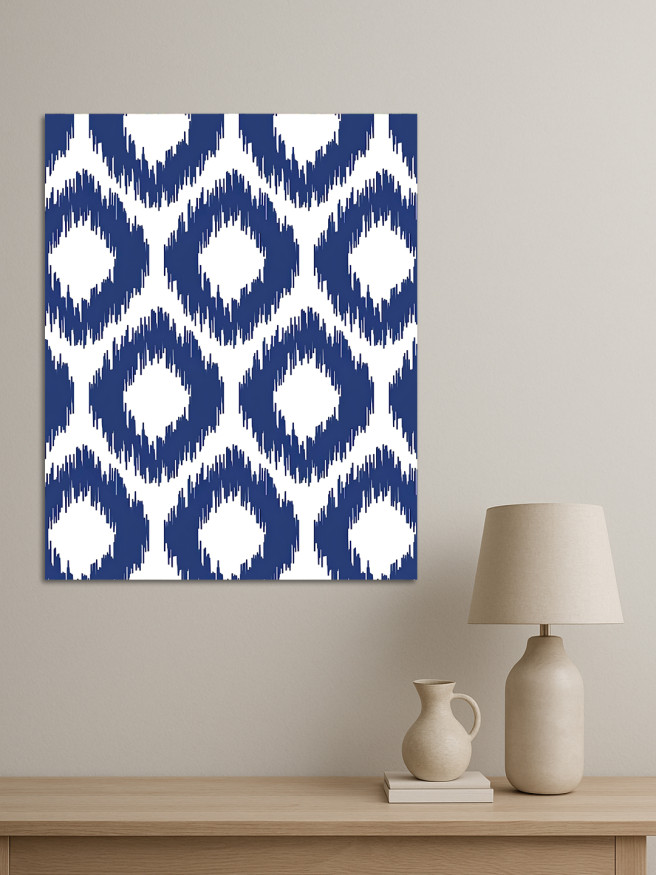 Holstga bosilgan poster &amp;quot;Sapphir sharqona naqshlar&amp;quot;