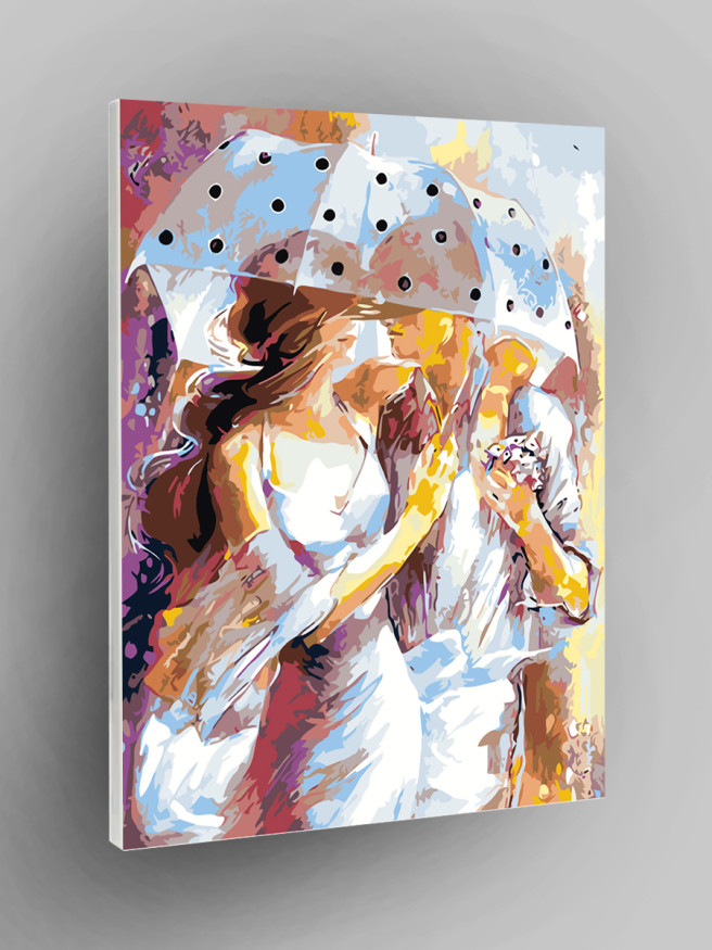 Raqamlar bo&amp;#039;yicha rasm &amp;quot;Soyabon tagidagi sevishganlar&amp;quot;