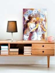 Картина по номерам &amp;quot;Влюблённые под зонтом&amp;quot;