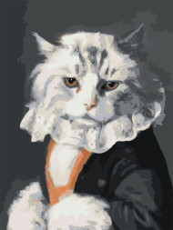 Raqamlar bo&#039;yicha rasm &quot;Kostyumdagi mushuk&quot;