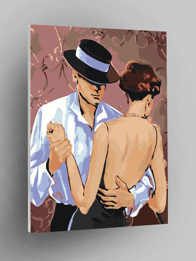 Raqamlar bo&amp;#039;yicha rasm &amp;quot;Er-xotin raqsga tushishi&amp;quot;