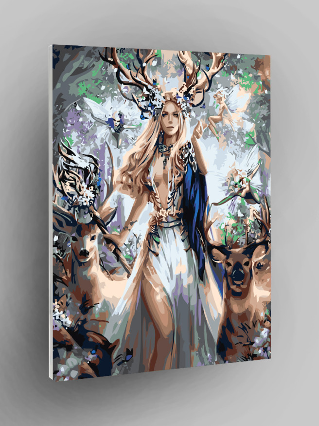 Raqamlar bo&amp;#039;yicha rasm &amp;quot;O&amp;#039;rmon qo&amp;#039;riqchisi&amp;quot;