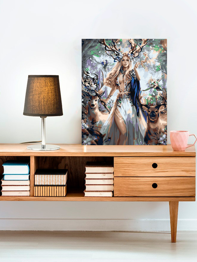 Raqamlar bo&amp;#039;yicha rasm &amp;quot;O&amp;#039;rmon qo&amp;#039;riqchisi&amp;quot;