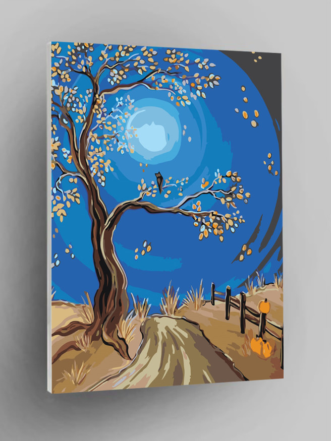 Картина по номерам &amp;quot;Сова на ветке&amp;quot;