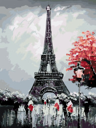 Картина по номерам &amp;quot;Эйфелева Башня&amp;quot;