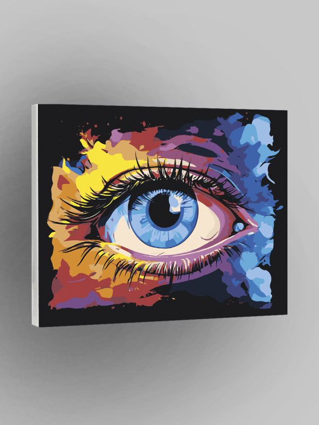 Raqamlar bo&amp;#039;yicha rasm &amp;quot;Moviy ko&amp;#039;z&amp;quot;