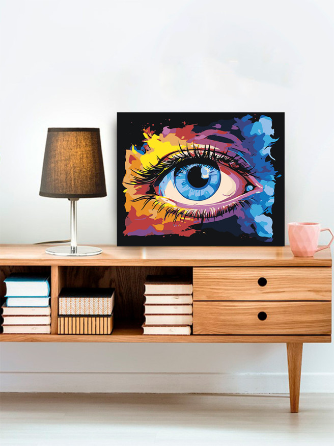 Raqamlar bo&amp;#039;yicha rasm &amp;quot;Moviy ko&amp;#039;z&amp;quot;