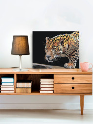 Raqamlar bo&#039;yicha rasm &quot;Leopard ovlash&quot;