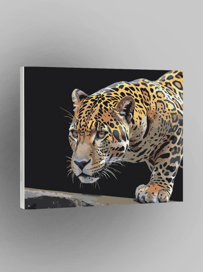 Raqamlar bo&amp;#039;yicha rasm &amp;quot;Leopard ovlash&amp;quot;