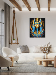 Картина по номерам &amp;quot;Божество из древнего Египта&amp;quot;