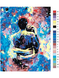 Raqamlar bo'yicha rasm "Ehtiros raqsi"