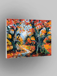 Raqamlar bo'yicha rasm "Oltin kuz"