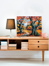 Raqamlar bo'yicha rasm "Oltin kuz"