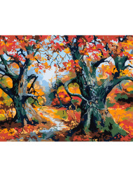 Raqamlar bo'yicha rasm "Oltin kuz"