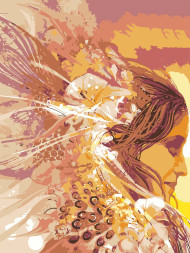 Raqamlar bo&#039;yicha rasm &quot;Nurli qiz&quot;