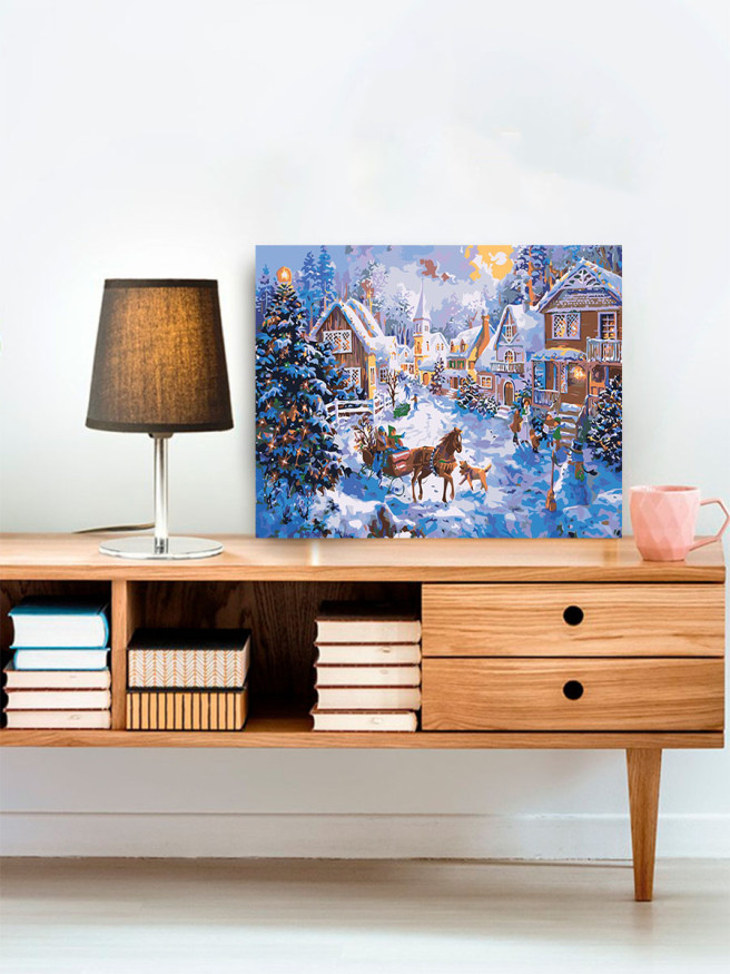 Raqamlar bo&amp;#039;yicha rasm &amp;quot;Rojdestvo hikoyasi&amp;quot;