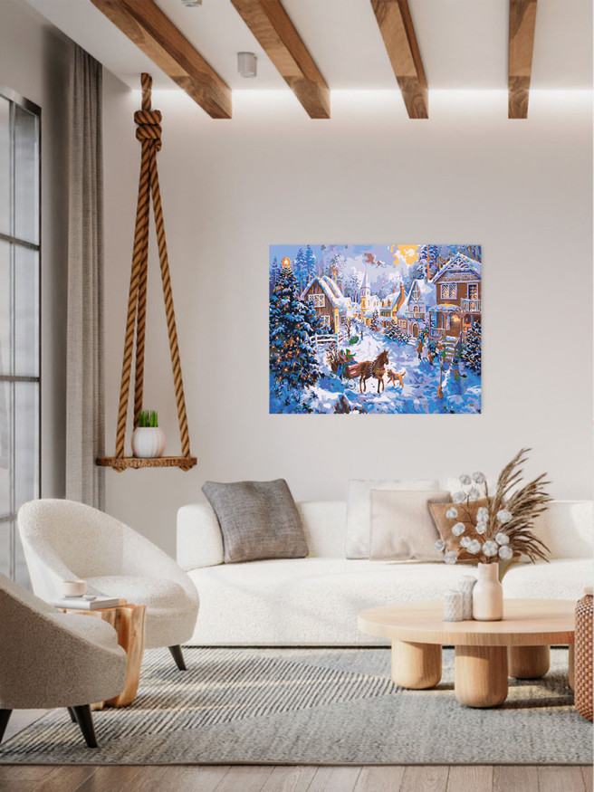 Raqamlar bo&amp;#039;yicha rasm &amp;quot;Rojdestvo hikoyasi&amp;quot;