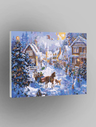 Raqamlar bo'yicha rasm "Rojdestvo hikoyasi"