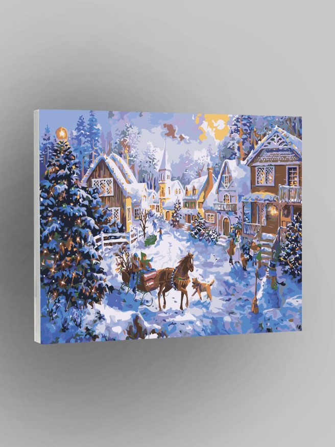 Raqamlar bo&amp;#039;yicha rasm &amp;quot;Rojdestvo hikoyasi&amp;quot;