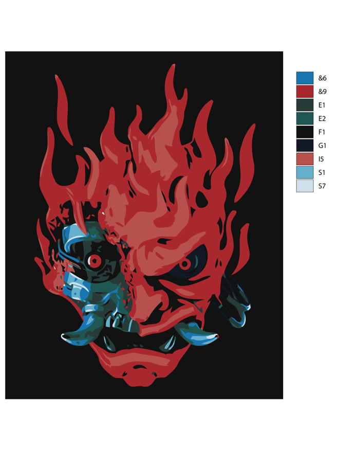 Raqamlar bo&amp;#039;yicha rasm &amp;quot;Shayton&amp;quot;