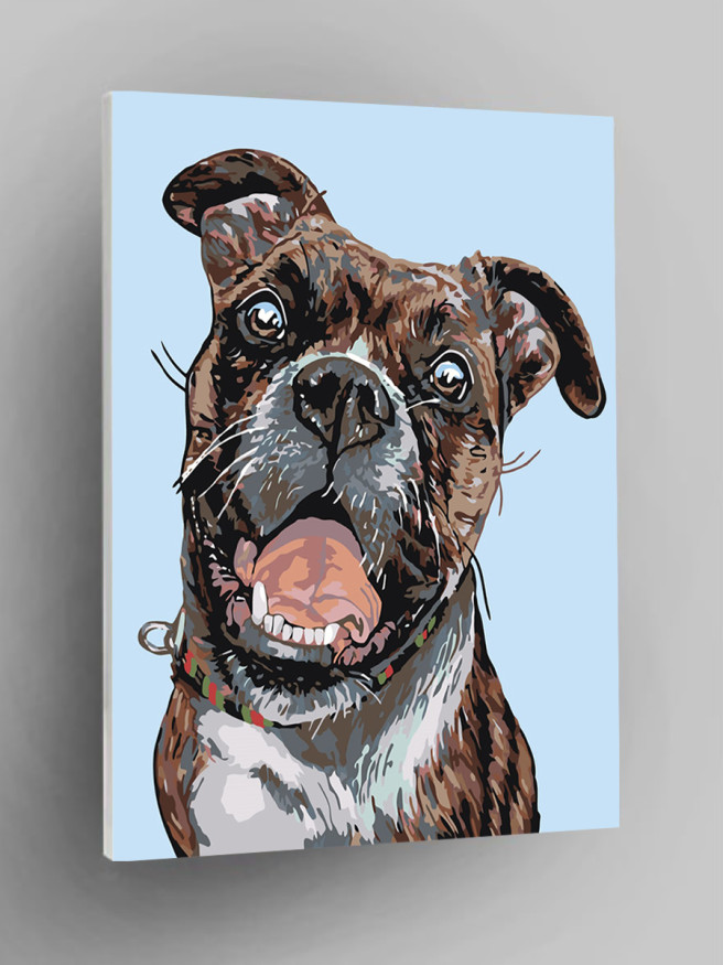 Raqamlar bo&amp;#039;yicha rasm &amp;quot;Uy iti&amp;quot;