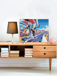 Картина по номерам &amp;quot;Гонки на велосипеде&amp;quot;