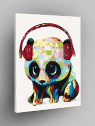 Raqalar bo'yicha rasm "Qiloqchinlik panda"