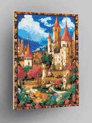 Raqamlar bo&#039;yicha rasm &quot;Katta qal&#039;a&quot;