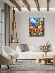 Raqamlar bo&#039;yicha rasm &quot;Katta qal&#039;a&quot;