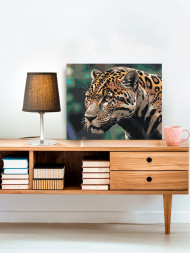 Raqamlar bo&#039;yicha rasm &quot;Tabiatdagi leopard&quot;