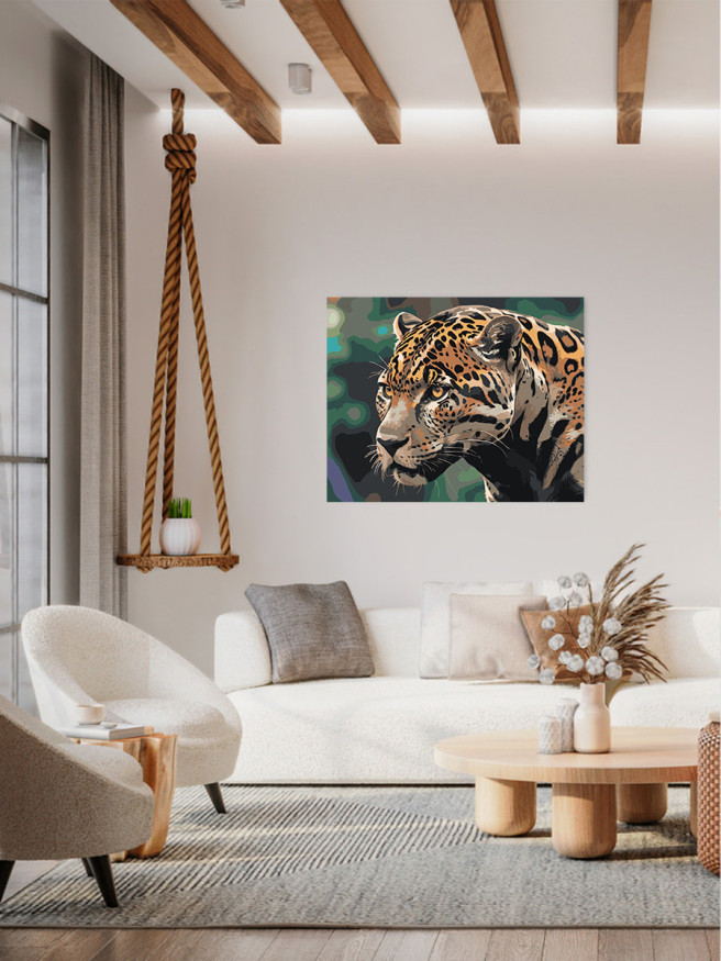 Raqamlar bo&amp;#039;yicha rasm &amp;quot;Tabiatdagi leopard&amp;quot;