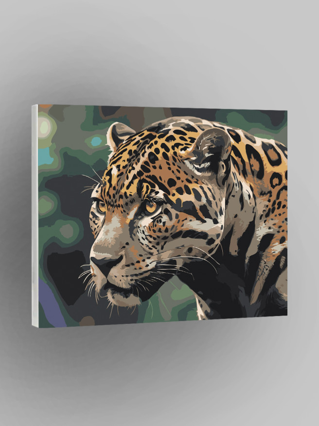 Raqamlar bo&amp;#039;yicha rasm &amp;quot;Tabiatdagi leopard&amp;quot;