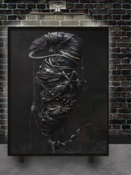 Постер на холсте &amp;quot;Тёмный страж хаоса&amp;quot;