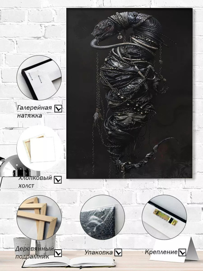 Постер на холсте &amp;quot;Тёмный страж хаоса&amp;quot;