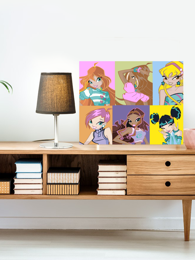 Raqamlar bo‘yicha rasm &amp;quot;Vinks klubi&amp;quot;