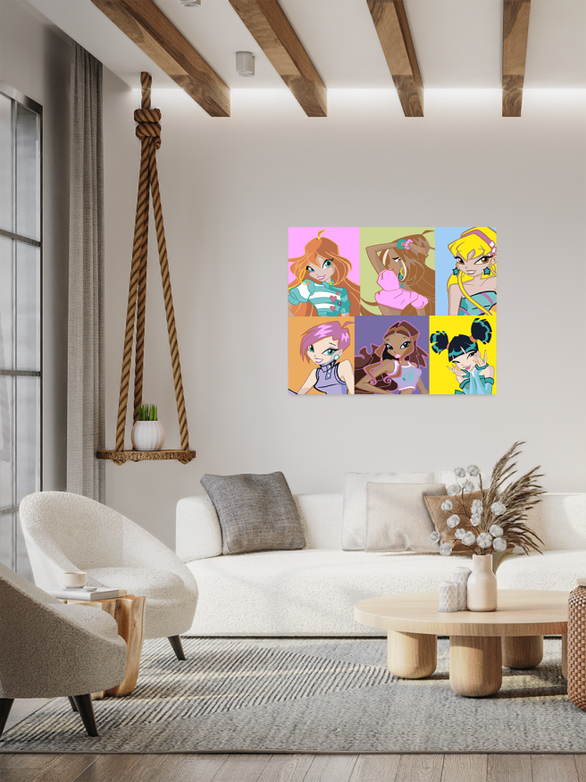 Raqamlar bo‘yicha rasm &amp;quot;Vinks klubi&amp;quot;