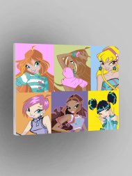 Картина по номерам &amp;quot;Клуб Винкс&amp;quot;
